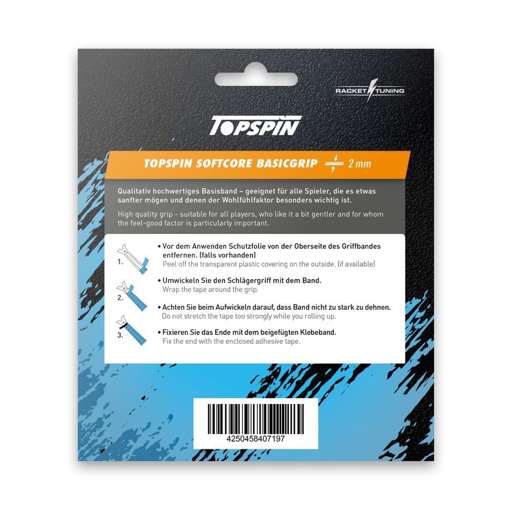 Topspin SoftCore Basic Grip Siyah