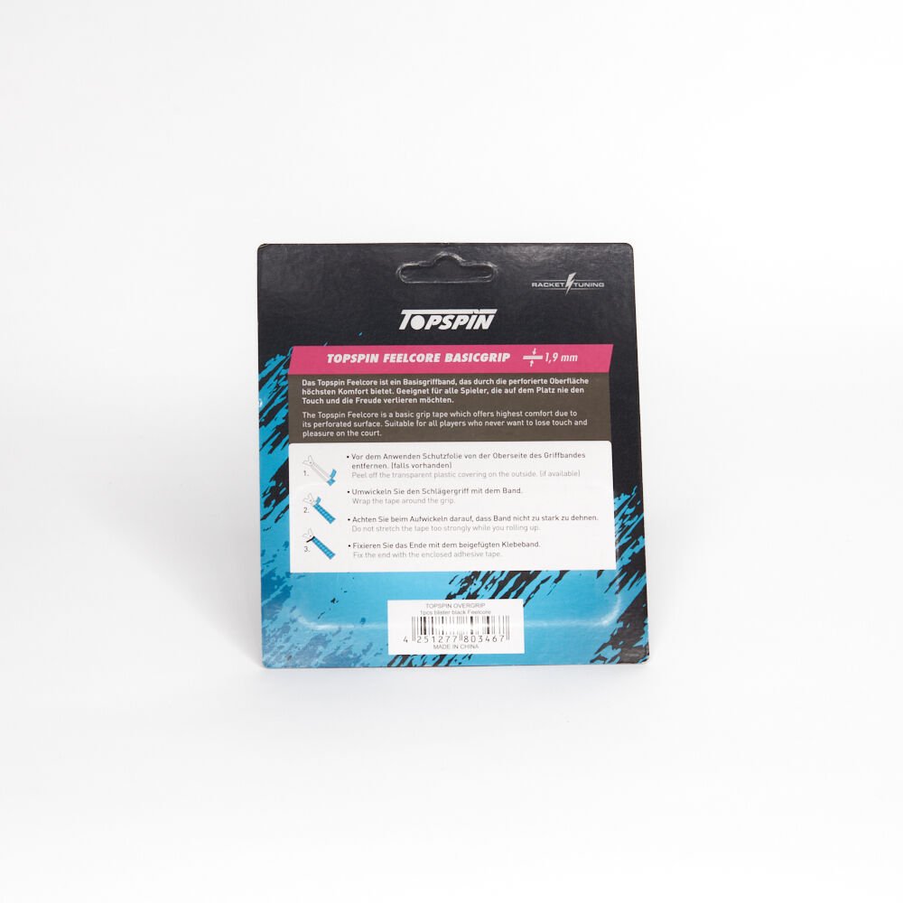 Topspin Feelcore  Basic Grip  Siyah 1,9 mm