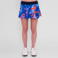 Bidi Badu Spike Prinred Wavy Tenis Eteği / Lacivert,Mavi